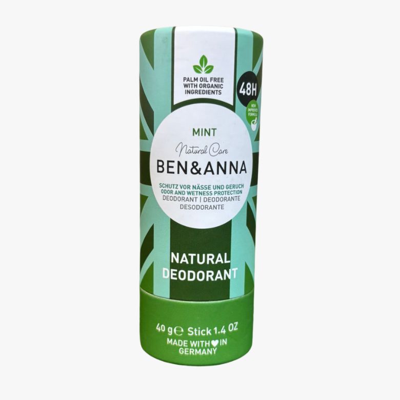 Desodorante natural Ben & Anna con aroma a menta