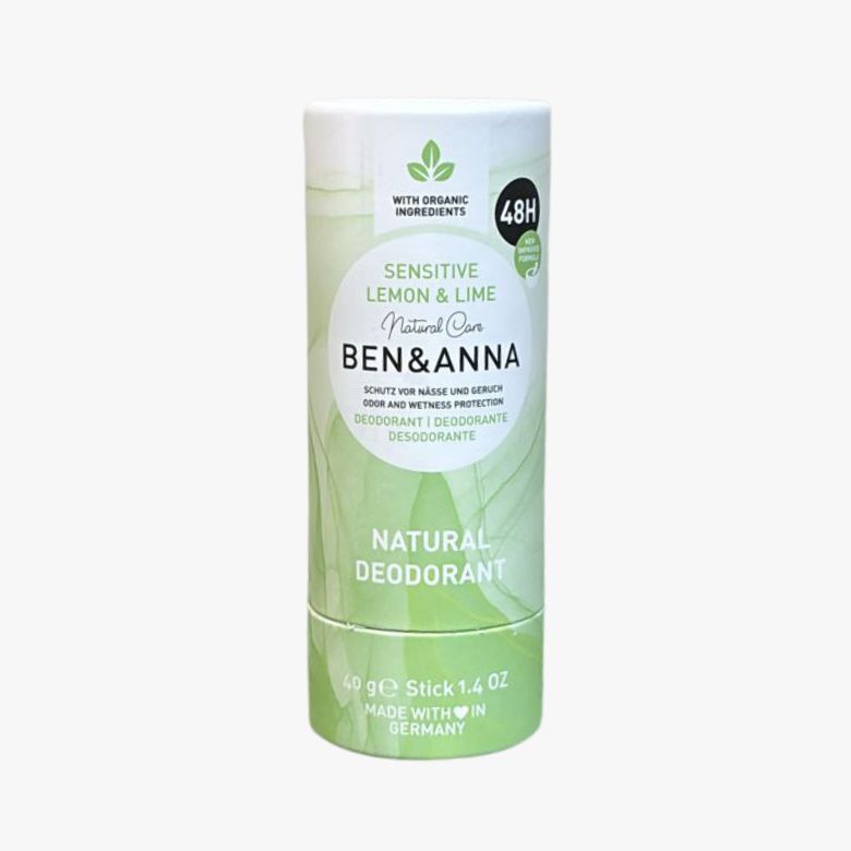Ben&Anna desodorante natural para pieles sensibles Lima & Limón