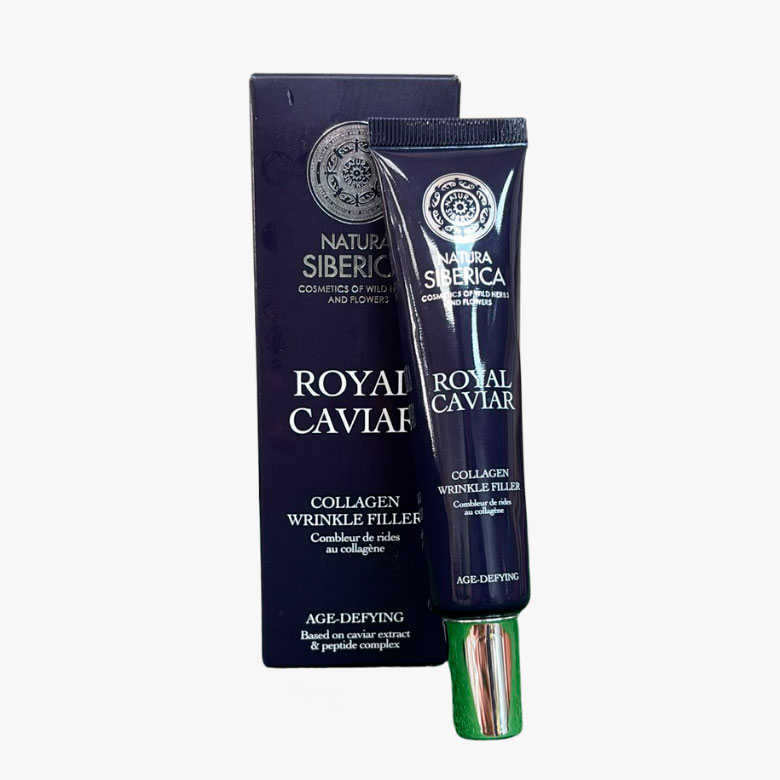 Natura Siberica rellenador de arrugas con peptidos y caviar