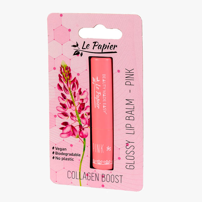 Le Papier bálsamo labial con colágeno