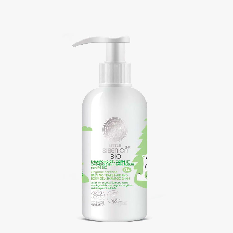 Natura Siberica champú orgánico capilar y corporal 2 en 1